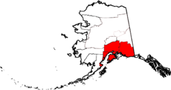 Alaska centromeridionale - Localizzazione
