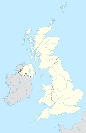Замок Глеміс. Карта розташування: Велика Британія