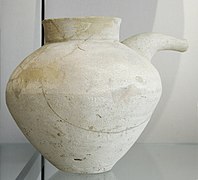 Uruk dövrü vazası, terrakotta, e.ə. 3500-2900, Tello, qədim Girsu, Luvr Muzeyi