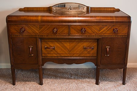 A Waterfall style buffet table