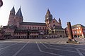 Mainz Cathedral, square Markt mit Heunensäule, April 2020 (Foto)