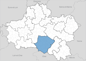 Localisation de Communauté de communes du Val de Sully