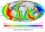 Thumbnail for File:Age of oceanic lithosphere.png