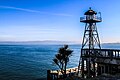 Mirador du pénitencier fédéral d'Alcatraz (Californie).