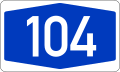 former Bundesautobahn 104