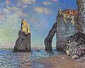 Claude Monet, D Klippe bi Etretat, 1885, Sterling and Francine Clark Art Institute, Williamstown (United States)