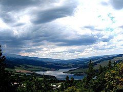 Abords du lac artificiel de Slezská Harta