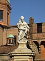 Estatua del obispo San Petronio.