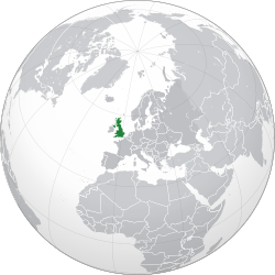 Birleşik Krallık haritadaki konumu