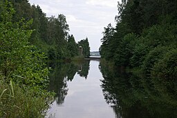 Masuriska kanalen i närheten av Węgorzewo.
