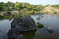 This tea retreat, which was established by Hosokawa Tadatoshi, remains a popular tourist attraction