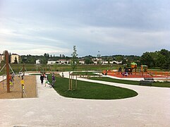 Aire de jeux du parc du Couloumé.