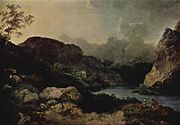 カンバーランドの海の夕べ 、1792、テート・ブリテン