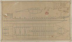 Technical drawing of the Udema ship-type.