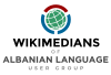 Logo of Wikimedians of Albanian Language User Group