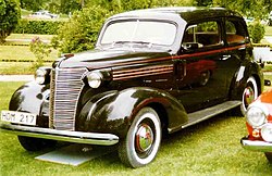 Сэдан Chevrolet Master Deluxe 1938 року