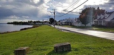 Fleuve Saint-Laurent, route 138 Ouest, Batiscan, du quai municipal