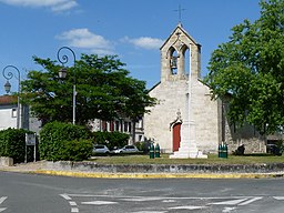 Kyrkan samt monument över dödade