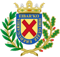 Eibarko ezkutua: San Andres herriko santua da .