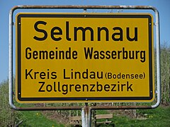 D-BY-Wasserburg (B)-Selmnau-Ortseingangsschild.JPG