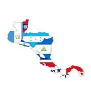 Flag Map of Central America (with Honduras flag change).png