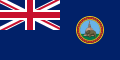Brit Ceylon koronagyarmat zászlója 1875–1948 között.