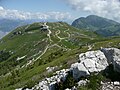 Cablecar from Malcesine to Monte Baldo. Top Station, ca. 1700m