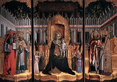 Triptyque Giovanni d'Alemagna 1446