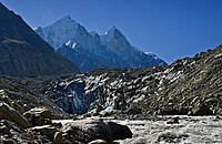 Gaumuĥ, fonto de Gango ĉe Gangotri