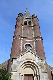 Le clocher de l'église.