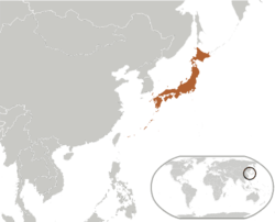 Location of Japan