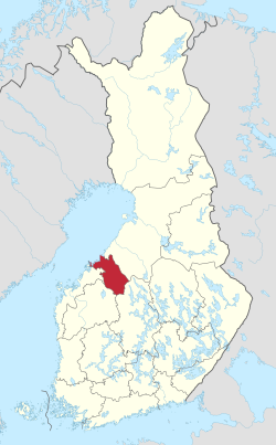 Location of Ostrobothnia Qendrore