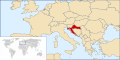 Croatia location map