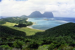 'n Uitsig oor Lord Howe-eiland