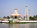 Vị Hưng Church next to Xà No River in Vị Thanh city.