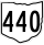 State Route 440 marker