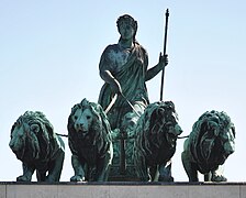 Cuadriga del León en Siegestor, Múnich