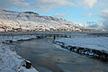 Rio de Trongisvágur no inverno