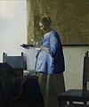 『手紙を読む青衣の女』(1662-63頃) ヨハネス・フェルメール