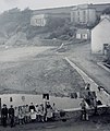 Le lavoir et la grève de Pentrez au début du XXe siècle (carte postale, auteur inconnu).