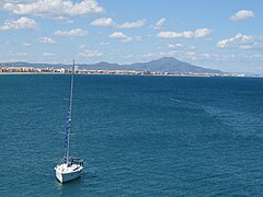 264 La platja del Nord, Benicarló i Vinaròs, des del parc de l'Artilleria (Peníscola).jpg