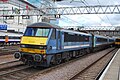 Class 90 locs worden met rijtuigen gebruikt aan de Intercity-dienst tussen Londen en Norwich.