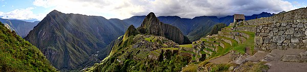 The iconic Machu Picchu, symbol of the Inca civilization.