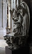 Bénitier Alexandre II Louis-Eugène Bion Eglise Saint-Eustache 28102018 02.jpg