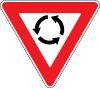 Yield (at roundabout)