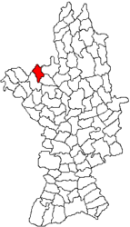 Cârlogani – Mappa