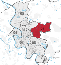 Mappa dei quartieri di