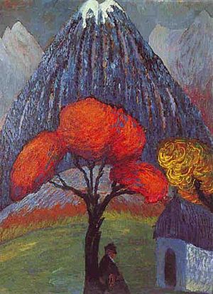 Der rote Baum (Marianne von Werefkin)