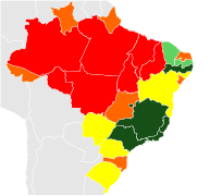 Estados do Brasil por porcentagem de rede de esgoto.svg