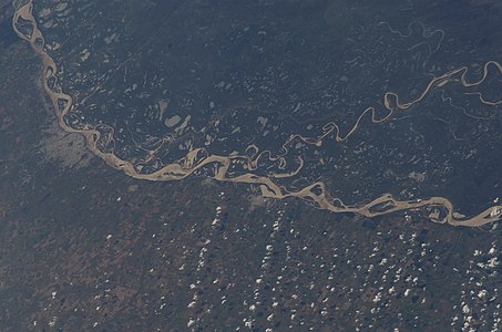Part del delta i de la plana al·luvial del riu Paraná